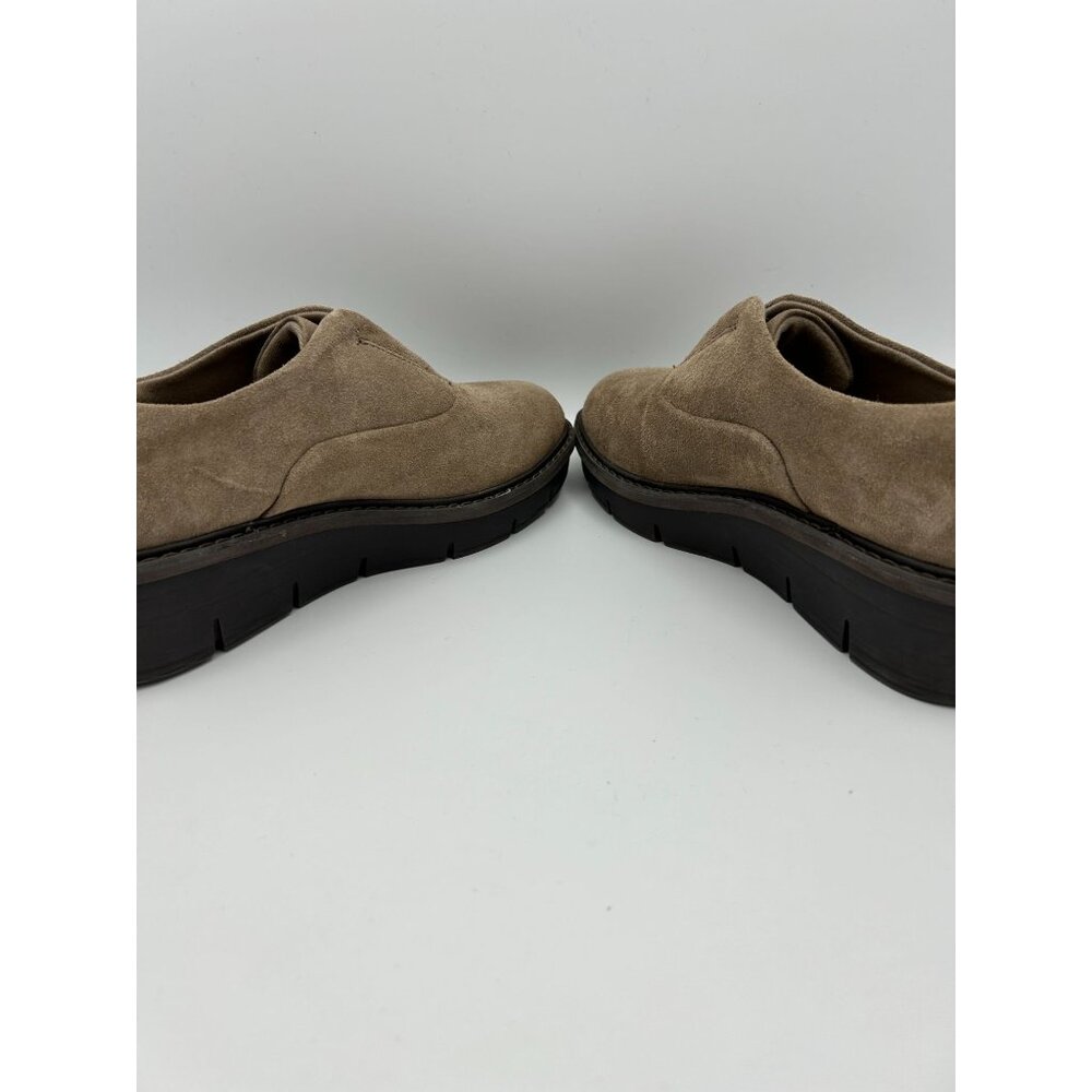 Clarks Collection Womens Faux Suede Slip-On Wedge Loafer Size 7 - Picture 8 of 10